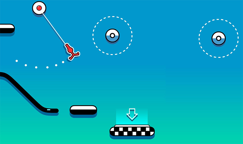 Stickman Hook é um dos melhores jogos para navegador, iOS e