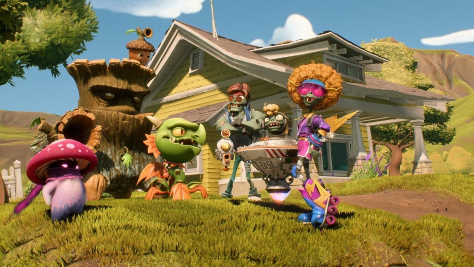 Resultado de imagem para Plants Vs Zombie battle for neighborville