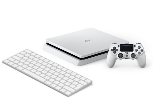 PS4 com mouse e teclado