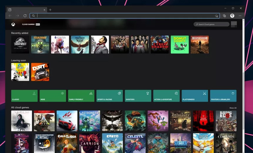 Microsoft está testando jogos do Xbox por navegador de internet - Outer  Space