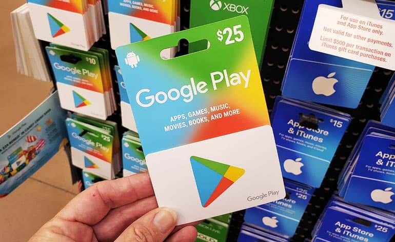 Giftcards do Google Play: como podem melhorar a experiência nos jogos